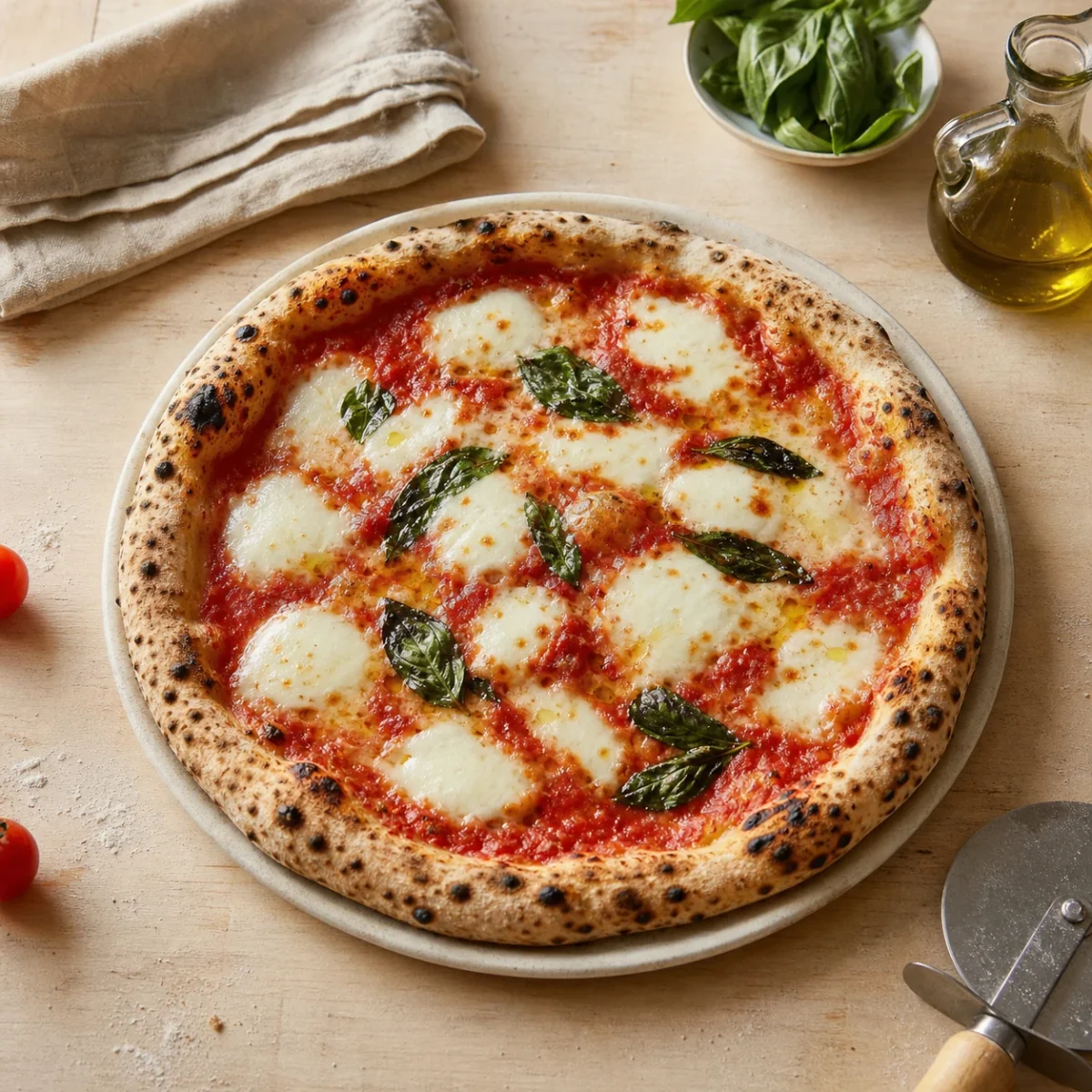 Neapolitan-Style Pizza Margherita