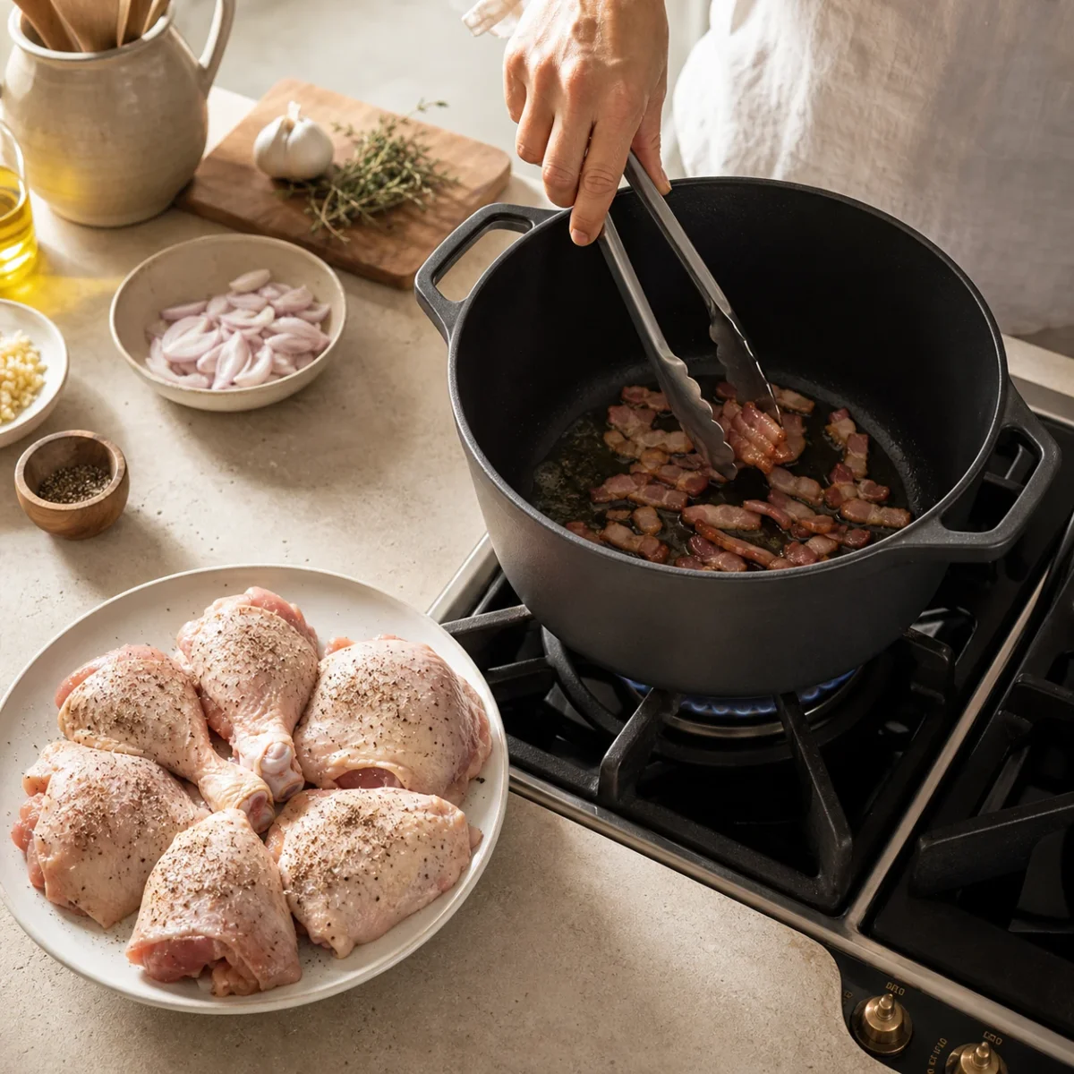 Recipe step 1