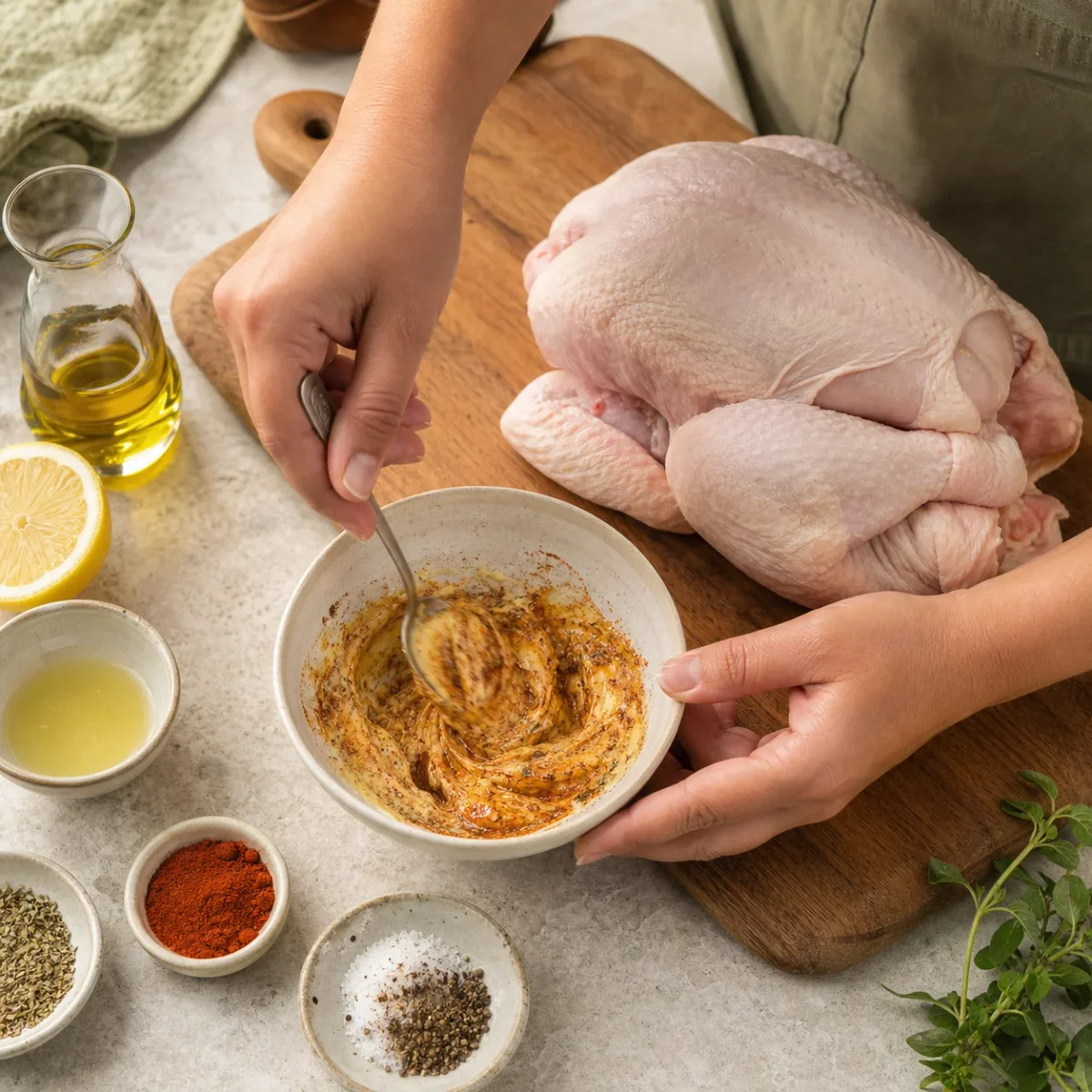 Recipe step 1