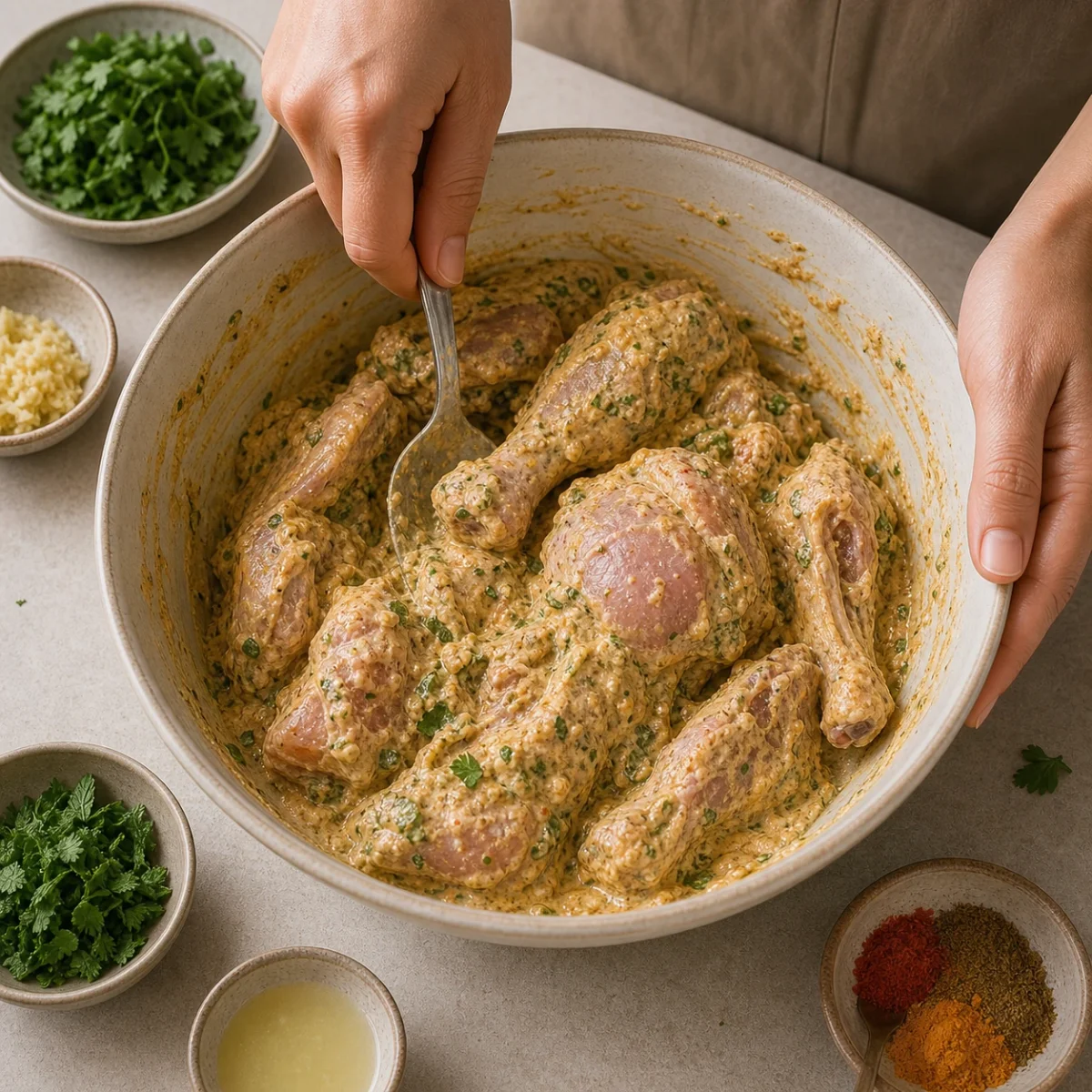 Recipe step 1