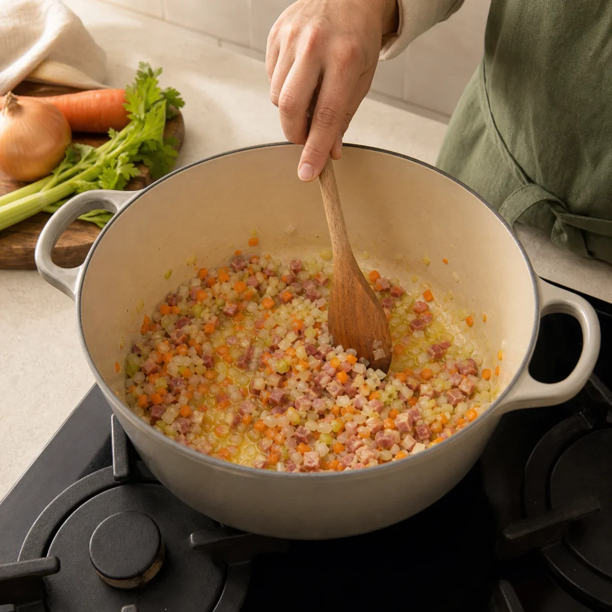 Recipe step 1