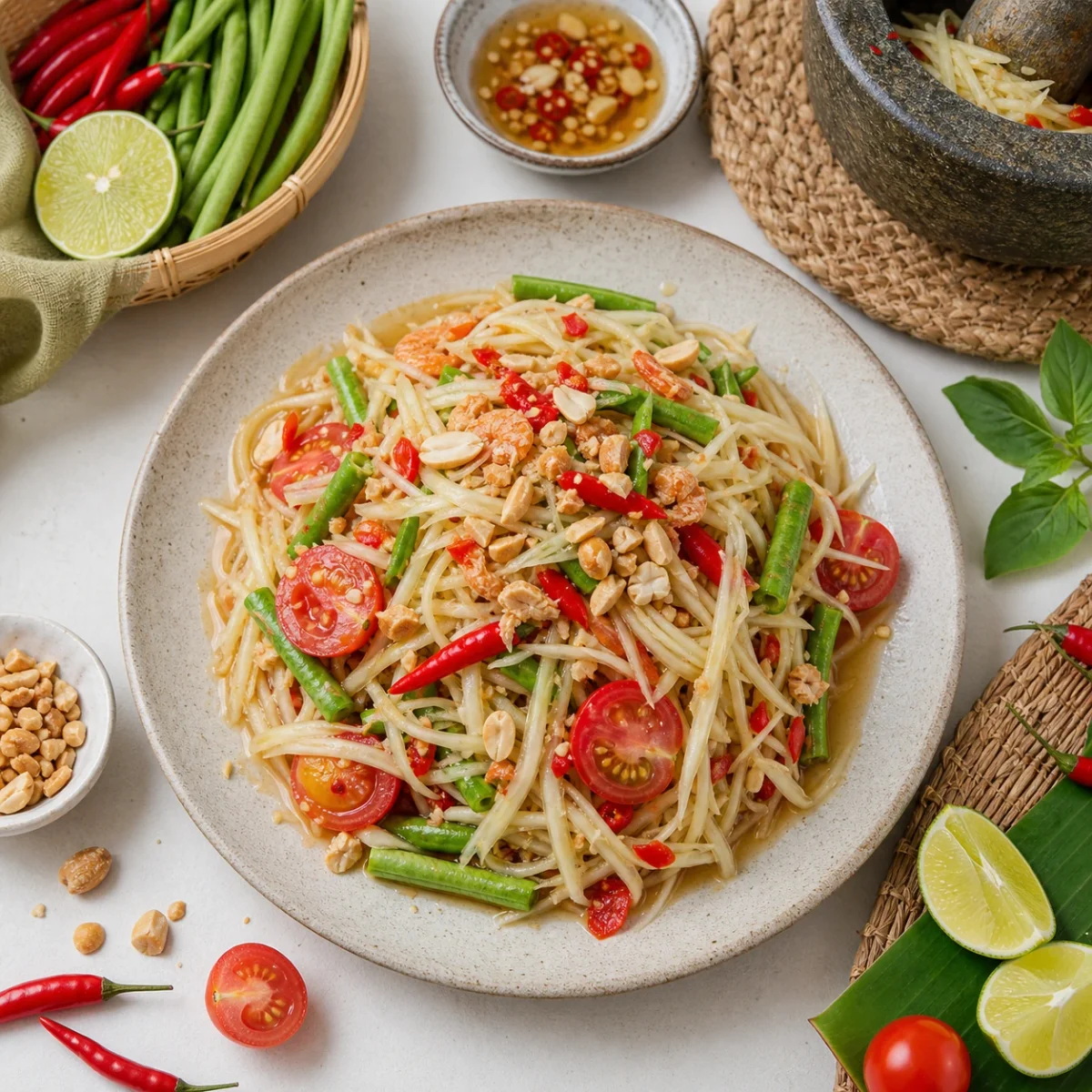 Som Tum Thai Green Papaya Salad