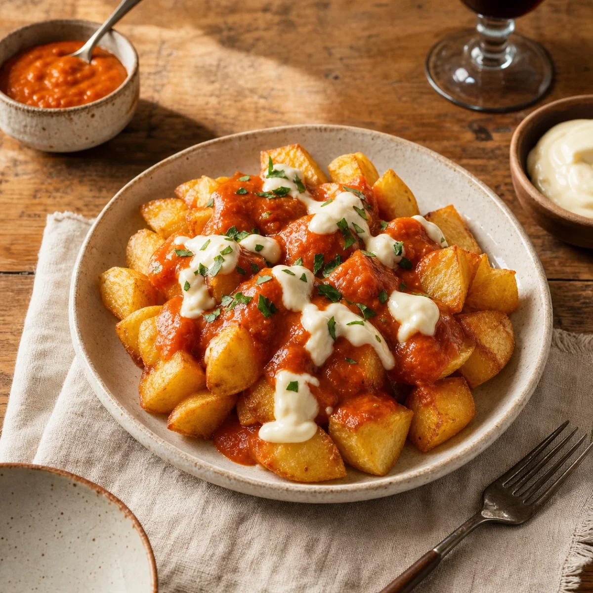 პატატას ბრავას (Patatas Bravas)