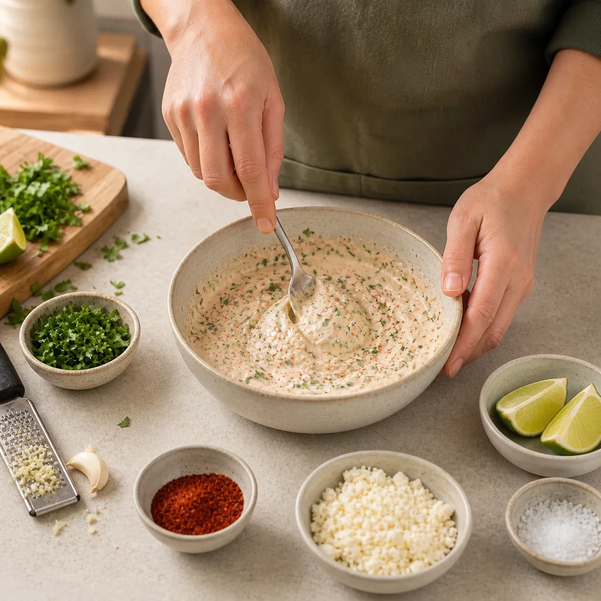 Recipe step 3
