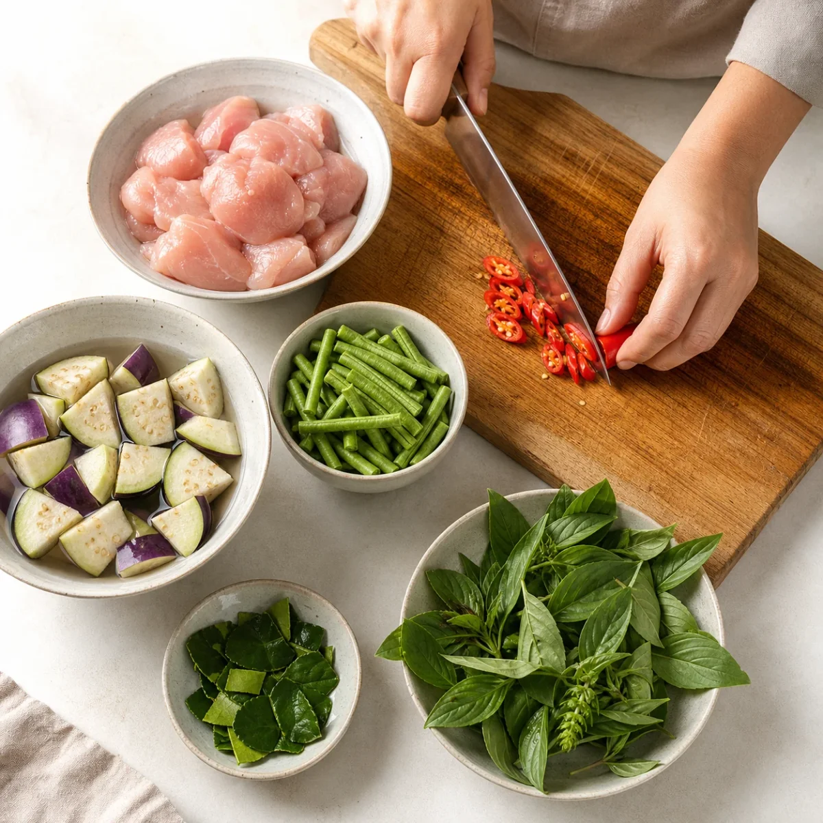 Recipe step 1