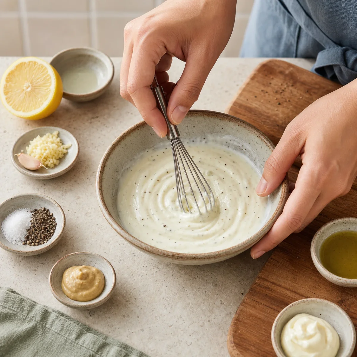Recipe step 1