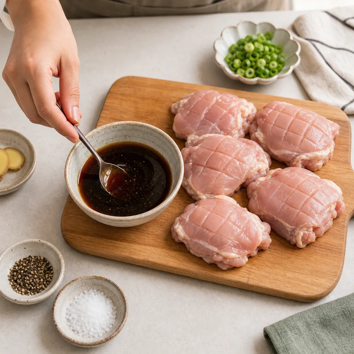 Recipe step 1