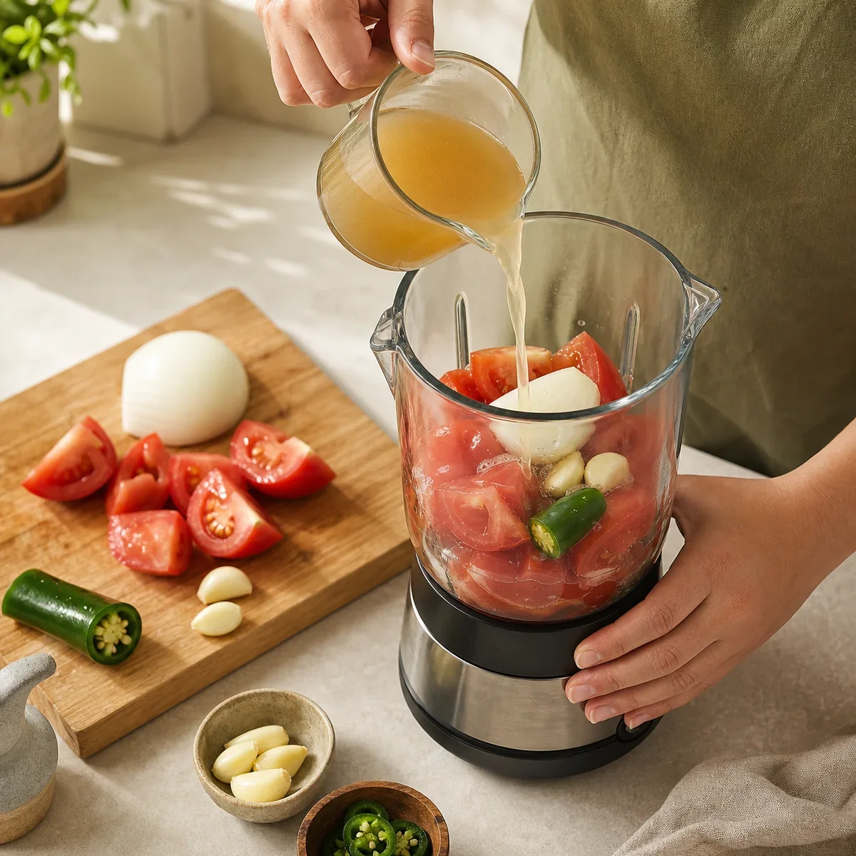 Recipe step 1